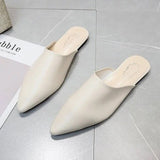New Summer Slippers Slip On 5 CM Square heel Shoes High heels Women Pumps Slides
