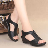 women sandals wedge sandals plus size sandals flat women's shoes sandals ladies roman sandals sandalias