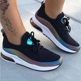 New Fashion Summer and Autumn Woven Breathable Sneakers Women Lace Up Designer Comfort Casual Shoes on