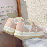 Fashion Vulcanized Platform Flat Sneakers Women Casual Sports Canvas Shoes Women Tennis Lolita Running Kawaii Women