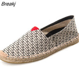 Mens Espadrilles Mannen Patchwork Slip Op Zomer Schoenen Mannen Loafers Ademend Outdoor Shoes Comfort Summer Sneakers