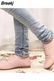 Spring Women Oxford Shoes Ballerina Flats Shoes Women PU Leather Shoes Moccasins Lace Up Loafers White Shoes