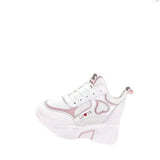 Quality Women Platform Sneakers Chunky Woman Casual Dad Shoes Basket Female Fashion Sport Mesh Lace Up Shoes