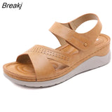 Sandals Women Summer Shoes Thick Sole Soft Women Sandals Ladies Summer Beach Shoes Plus Size 42
