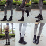 Retro Women Boots Flat Heel Winter Warm Casual Short Boots Handmade Lace-Up Ankle Boots Mori Girl Simple Women