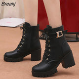 Heels Boots Women Winter Shoes Soft Leather Warm Plush Women Winter Boots Sexy Ladies Brand Heel Winter Shoes