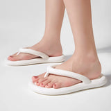 2023 Soft Sole Beach Flip Flops Women Summer Candy Colors Clip Toe Slippers Woman Anti-Slip Home Slide Sandals