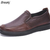 Leather Shoes Men High Quality Casual Loafers Male Moccasins Comfortable Soft Shoes Flats Driving Footwear Big Size
