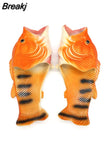 Beach Funny Slippers Man Footwear Family Shoes Parent-child Sandals Plus Size 24-47 Shoes Boys Unisex Fish Slippers