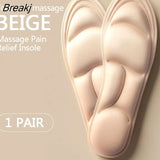 Massage Memory Foam Insoles for Shoes Sole Breathable Cushion Support Running Foot Orthopedic Insoles Plantillas