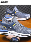 Men Fashion Sneakers Lightweight 2023 Spring Casual Shoes Breathable Male Footwear Lace Up Walking Shoes Sport Running
