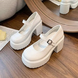 mary janes platform heels Japanese Style Platform Lolita Shoes Women Patent Leather Vintage Soft Sister Girls Shoes