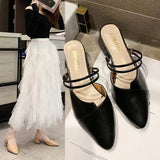 Breakj And Cool Slippers Women's Summer 2025 New Half-Slippers Korean Version Inside And Outside Wear High And Female