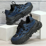 Pink Platform Sports Shoes for Women 2023 Autumn Non Slip Chunky Sneakers Woman Fashion Couple Student Thick Sole Dad