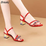 Women Thick High Heels Solid Color Fish Mouth Open Toe Shallow Mouth Suede High Heels Non-slip Wear-resistant Shoes