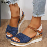 Women Flock Butterfly-knot Buckle Slippers Female Summer Casual Fashion Ladies Comfort Outside Flat Big Size zapatillas