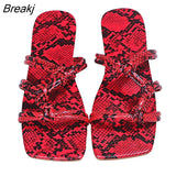 Summer Sandals Shoes Woman Color Matching Rope Knot Beach Toe Sandals Fashion Comfortable Women Plus Size