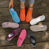 Breakj Water Drill Elastic Socks Shoes Casual Men's And Women's Sneakers MD Bottom Flying Breathable Lightweight
