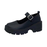 Breakj Back-Bottomed Retro Mary Jane Shoes Women 2025 New Four-Season Fashion Almost Thin Small Leather