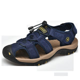 Leather Men Shoes Summer New Large Size Men's Sandals Men Sandals Fashion Sandals Slippers Big Size
