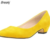 Women Pumps Nude Shallow Mouth Female Shoes Fashion Office Work Wedding Party Shoes Ladies Low High Heels