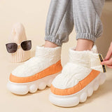 2023 New Warm Snow Boots for Women Waterproof Women's Winter Boots Thick Bottom Plush Lining Cotton Padded Shoes