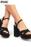 Platform High Heels Women Sandals 2023 Brand New Spring Summer Fashion Office Lady Women Shoes Sandals Walking