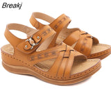 Beach Sandals Women Summer Shoes Thick Sole Women Wedges Sandals Ladies Summer Holiday Shoes Big Size 42