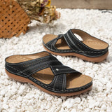 Sandals Women New Summer Shoes Women Elegant Low Heels Sandals Summer Slippers Zapatos Mujer Wedge Heeled Sandals