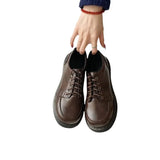 Children 2024 Spring New College Style Jk Uniforms Korean Version Of Online Celebrity Thick-Soled British Leather
