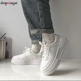 Women's Casual Sneakers Fashion Trend White sports shoes Comfort Platform vulcanized shoes Womens Lightweight Walking