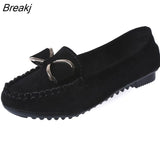 women's loafers Solid Colors Flat ballet shoes Bow Knot Lazy loafers Shallow Casual Slip On Shoes scarpe