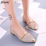 Style Women Flats 2023 Spring Summer Flat Shoes Woman Pointed Toe Slip On Fashion Loafers Female Casual Lazy Shoe