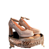 Breakj Thick With New Mary Jane Crystal Shoes A Word Button Wedding Shoes Bride Shoes Small Square Head High Heels