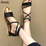 Women Sandals 2023 Rome Sandals Elegant Casual Shoes for Women Soft Water Proof Platform Fashion Gladiator Sandals