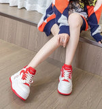 Breakj Style High Help Dad Shoes Casual Shoes Female Ins Tide New Versatile Running Sneakers Increased Platform Women's