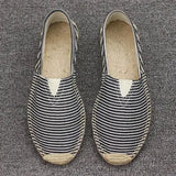 Size 35-45 Women Sewing Flax Shoes Slip on Loafers Casual Shoes Woman Espadrilles Hemp Canvas Flat