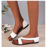 New Women Flat Sandals Summer Outdoor Open Toe Casual Rome Sandals Comfortable Beach Ladies Sandals Sandalias Mujer Size