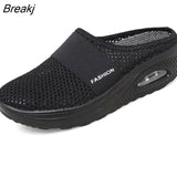 New Women Shoes Casual Increase Cushion Shoes Non-slip Platform Sneakers For Women Breathable Mesh Outdoor Walking