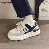 Women's Vulcanized Shoes Fall Winter Women's High Platform White Sneakers Tenis Femme Zapatillas Mujer Women's Platform