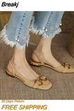 New Summer Fashion Women's Sandals Square Toe Flat Shoes Personality Metal Decoration Women Casual Shoes Everyday