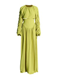 French Elegant High-End Set 2025 New Round Collar Folding Short Coat Solid Color High Waist Half-Dress