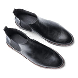 Male Shoes Fashion Men Luxury Chelsea Boots Retro Slip on Casual Ankle Boots Plus Size Short Botas Zapatillas