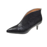 Spring and Autumn New Fashion Pointed Toe Thick Heel High-heeled Women's Shoes Comfortable Temperament High-heeled