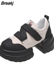 Shoes Platform Wedge 8cm Hidden Heel Women Causal Shoes Chunky Sneakers Autumn Winter Warm Winter Shoes Women Sports