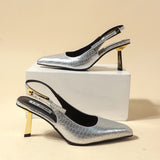 Pointed Toe Sexy High Heels Women Shoes Summer Sandals 2024 Designer New Dress Party Shoes Walking Pumps Mujer