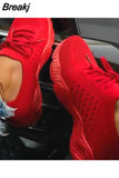 Large Size Flying Woven Sports Shoes Women's Mesh Breathable Casual Women's Single Shoes Running