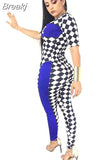 Plaid Print Two Piece Sets Fashion Patchwork Streetwear Outfits Women Tracksuits Cool Girl Crop Top Pants Matching