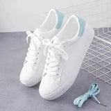 Spring Autumn Fashion Women Running Shoes White Breathable Embroidered Flower Lace-Up Casual Sneakers Zapatos De