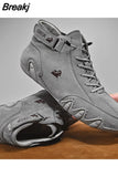 Men Casual Sneakers 2023 New In Ankle Boots Lace Up Males Shoes Fashion High Quality Loafers Men Luxury Casual Shoes